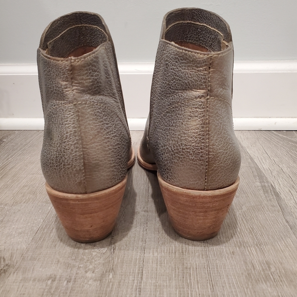 NEW Joie Jodi Metallic Leather Ankle Boot - Picture 4 of 5